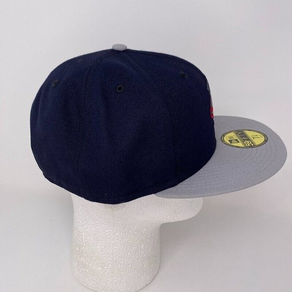 Rome Braves Atlanta Hat Fitted 7 5/8 Road MILB Minor League Baseball MLB Men - Picture 4 of 7